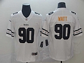 Nike Steelers 90 T.J. Watt White Team Logos Fashion Vapor Limited Jersey,baseball caps,new era cap wholesale,wholesale hats